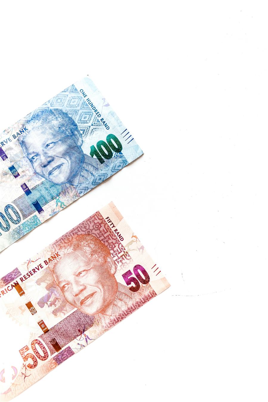 South African rand banknotes